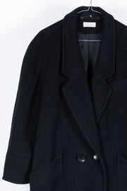 Oversized cashmere wool coat