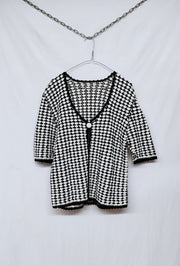 B&W cardigan shirt