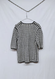 B&W cardigan shirt
