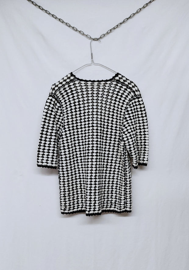 B&W cardigan shirt