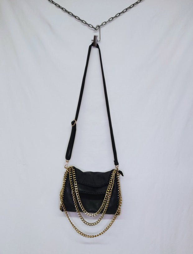 Dark grey chain bag