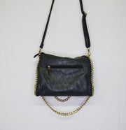 Dark grey chain bag