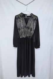 Dress with silver details