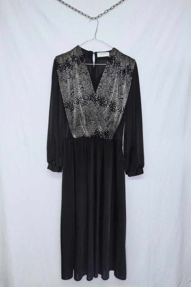 Dress with silver details