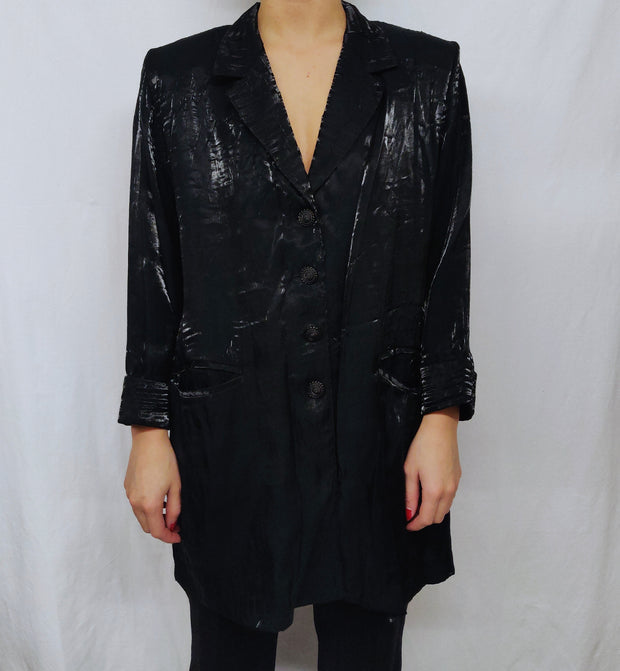 Shiny blazer