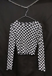 B&W seen-through shirt