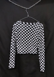 B&W seen-through shirt