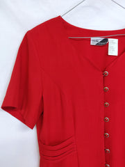 Red elegant dress