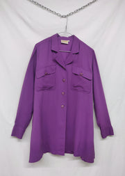 Lilac silk shirt