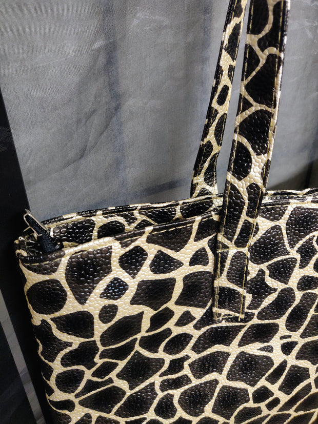 Animal print bag