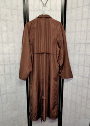 Bronze-brown trench coat