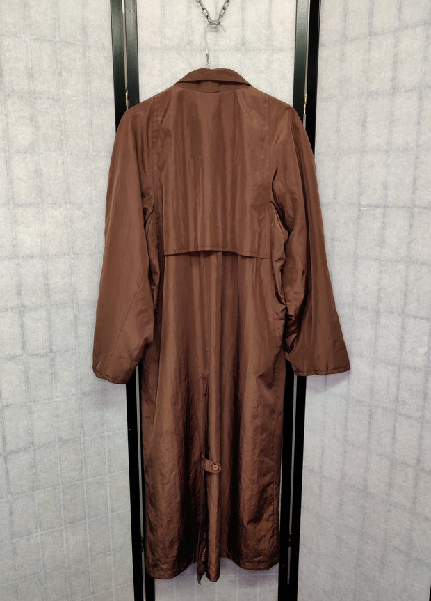 Bronze-brown trench coat
