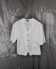 White ss blazer