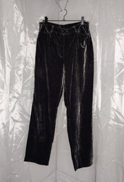 Black shiny pants