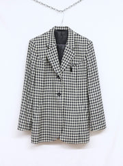Pure wool B&W blazer